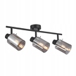 Lampa sufitowa spot reflektor listwa KLOSZE DYMIONE SZKLANE Sardo czarna