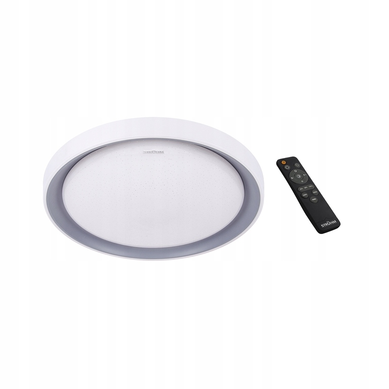 Plafon LED LAMPA SUFITOWA ARIEL OKRĄGŁY 48W PILOT REGULACJA BARW JAŚNOŚCI (1)
