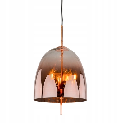 Lampa wisząca Italux Alan zwis Alan miedziana szkło