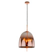 Lampa wisząca Italux Alan zwis Alan miedziana szkło (3)