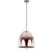 Lampa wisząca Italux Alan zwis Alan miedziana szkło (2)