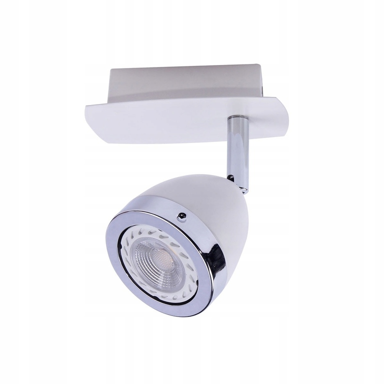 Kinkiet spot lampa sufitowa kinkiet Calasa biała chrom (1)