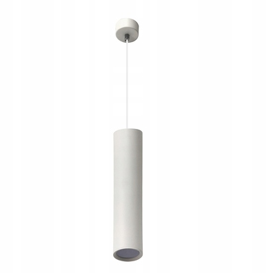 Lampa Zwis Tuba pojedyncza biała Karadon 56x170