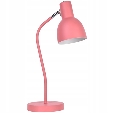 Lampka biurkowa MIMI różowa regulacja na żarówke E27