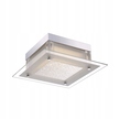 Plafon kwadratowy Vetti Italux 28x 28 cm kryształki LED szkło 12W neutralny