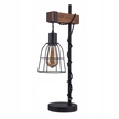 Lampka biurkowa Italux Reda stal drewno