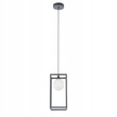 Lampa wisząca Italux Daisy G9 zwis szary stop metali klosz (2)
