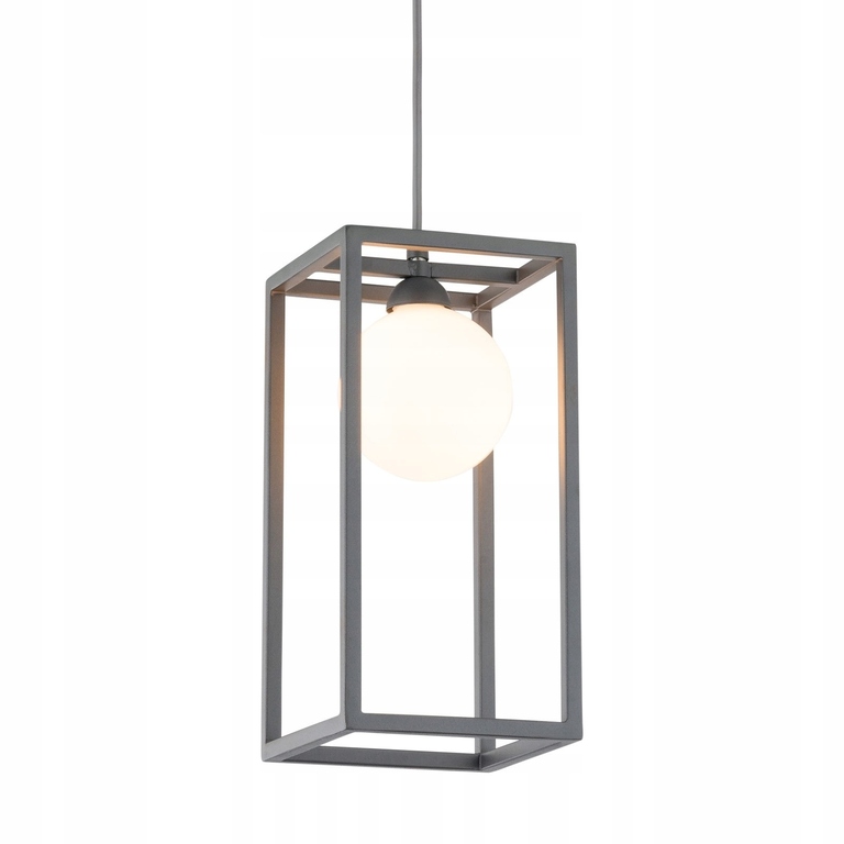 Lampa wisząca Italux Daisy G9 zwis szary stop metali klosz (1)