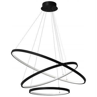Lampa wisząca Rotonda LED 93w czarna