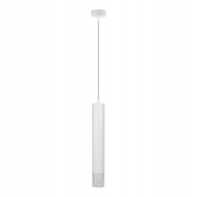 Lampa wisząca tuba biała TUBI GU10