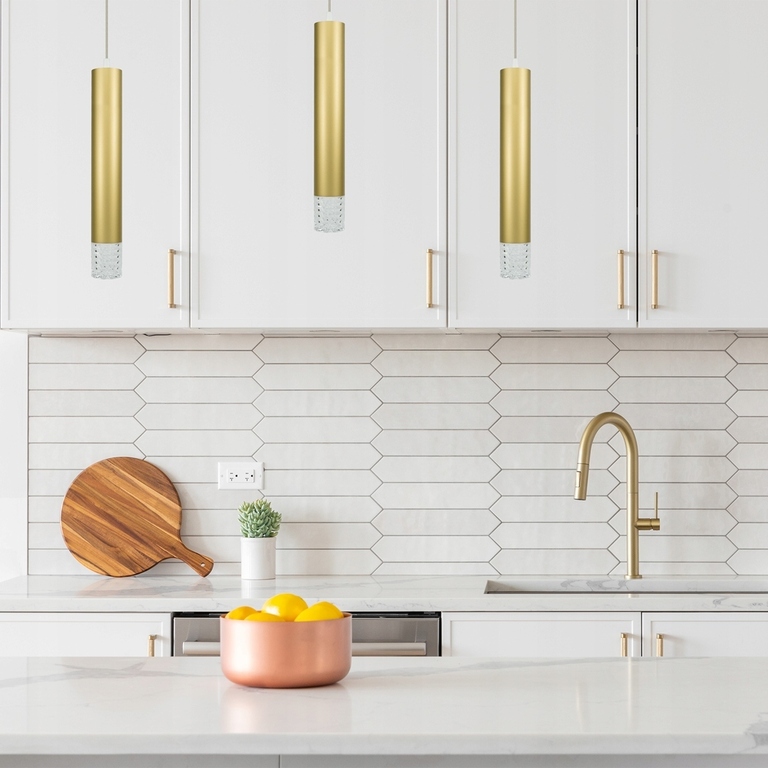 Lampa wisząca TUBI GOLD 1xGU10 złota (4)