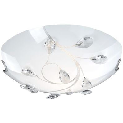 Plafon lampa sufitowa BURGUNDY okrągła szkło 40404-2