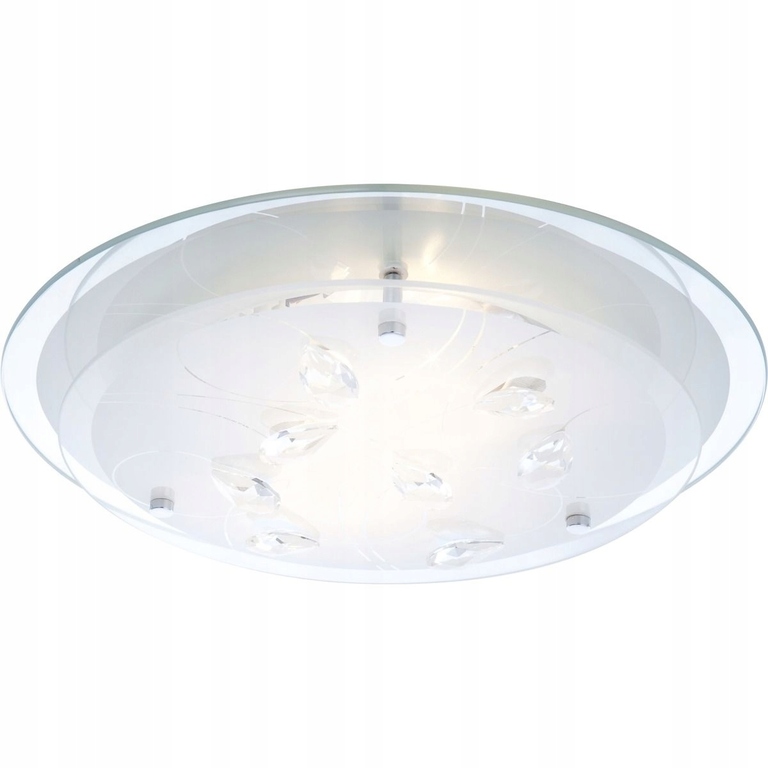 Plafon okrągły BRENDA 40409-2 szklany okrągły