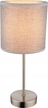 Lampa stołowa Globo Paco odcienie szarości i srebra 40 W 35cm