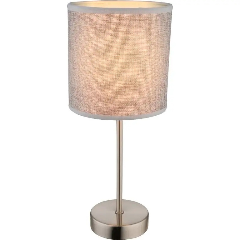Lampa stołowa Globo Paco odcienie szarości i srebra 40 W 35cm (4)