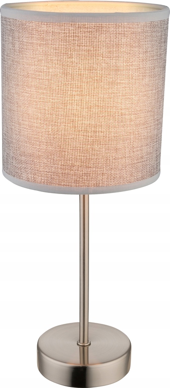 Lampa stołowa Globo Paco odcienie szarości i srebra 40 W 35cm (1)