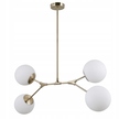 Lampa wisząca żyrandol kule Caserta E14