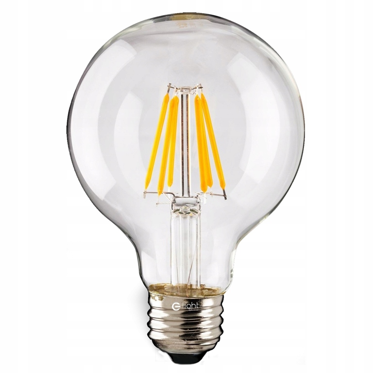 Żarówka duża kula FILAMENT E27 2700K 7W G125 LED