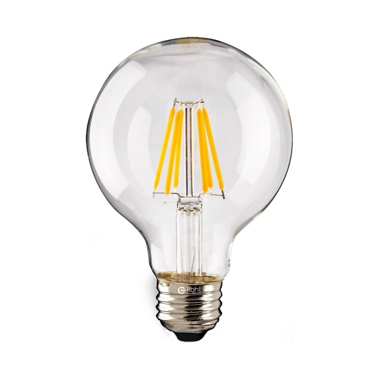 Żarówka duża kula FILAMENT E27 4000K 7W G120
