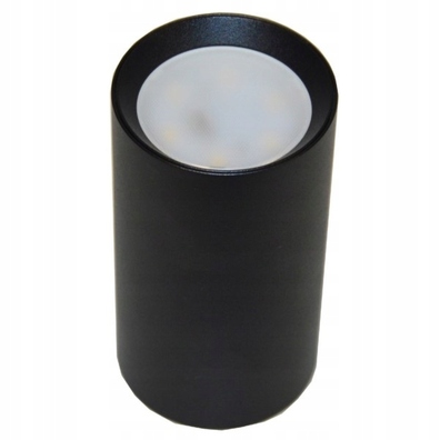 Lampa MINI TUBA NATYNKOWA 55x100 czarna GU10 stała