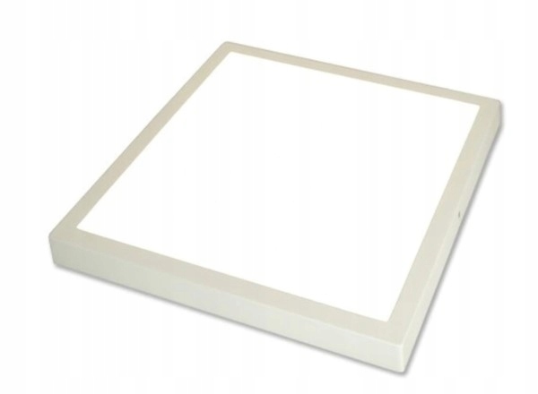 Plafon kwadrat PANEL CHRIS BIAŁY 40X40 natynk 30W (1)