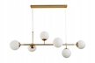 Lampa wisząca Krislamp VERONA E27 ZŁOTA KULE (6)