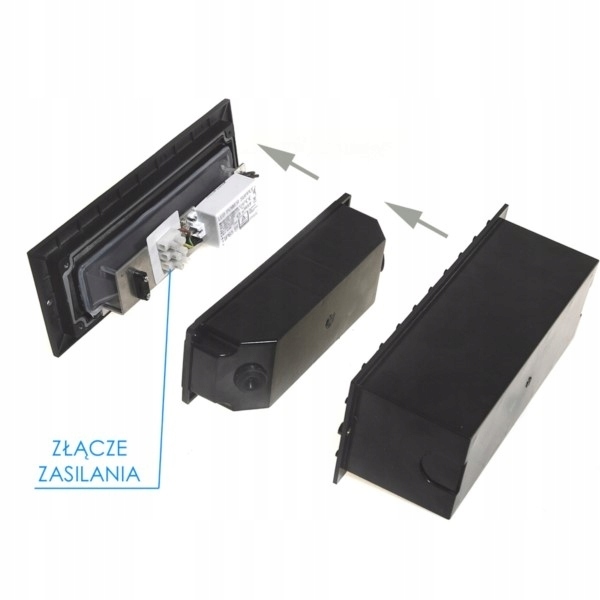 Lampa elewacyjna Ferra 13W czarna 4000K aluminium (3)