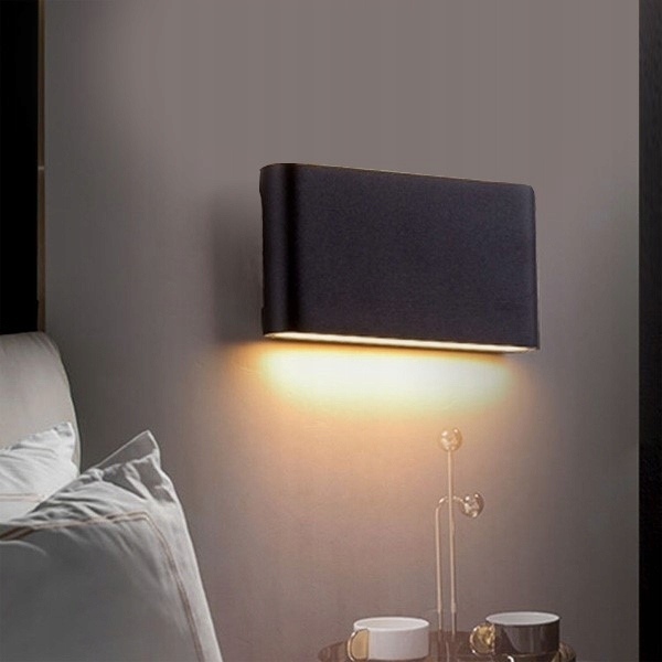 Kinkiet ogrodowy elewacyjny LED FLOW 9W CZARNA (3)