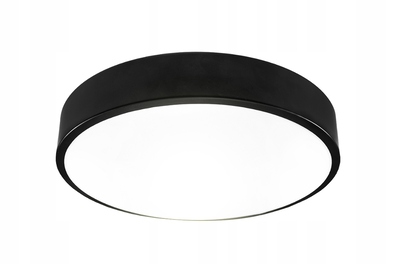 Plafon okrągły LED ZOE 24W CZARNY NEUTRALNA