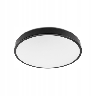 Plafon okrągły LED ZOE 12W CZARNY NEUTRALNA