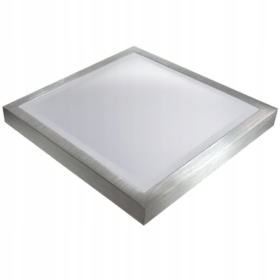 Plafon kwadratowy LED VITALI 24W srebrny czujnik