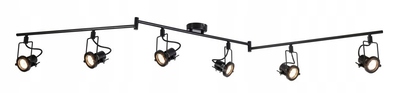 Reflektor sufitowy lampa FIJI 6xGU10 czarna