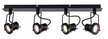 Reflektor sufitowy lampa FIJI 4xGU10 czarna