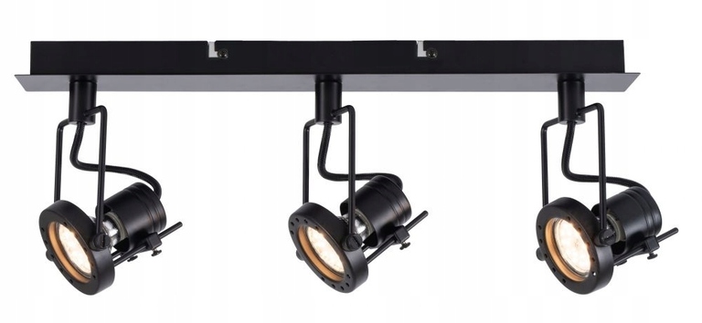 Reflektor sufitowy lampa FIJI 3xGU10 czarna (1)