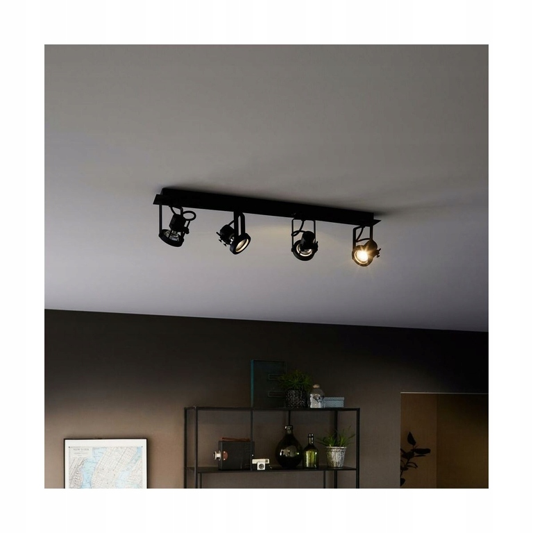 Reflektor sufitowy lampa FIJI 2xGU10 czarna (3)