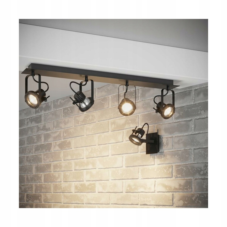 Reflektor sufitowy lampa FIJI 2xGU10 czarna (4)