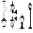 Lampa wisząca Kobi E27 czarno-złota latarnia zwis (6)