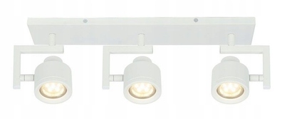 Lampa Alenis listwa 3 regulowana biała metal