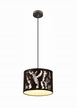 Lampa wisząca Reality E27 abażur cekiny Crazy