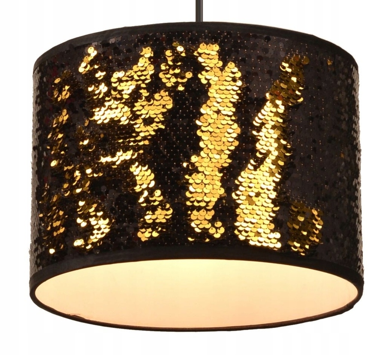 Lampa wisząca Reality E27 abażur cekiny Crazy (2)