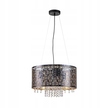 Lampa wisząca Reality E27 czarny złoty abażur