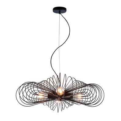 Lampa wisząca Reality Regina E27 zwis czarna