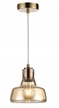 Lampa wisząca mosiądz Haga E27 pojedyńcza zwis
