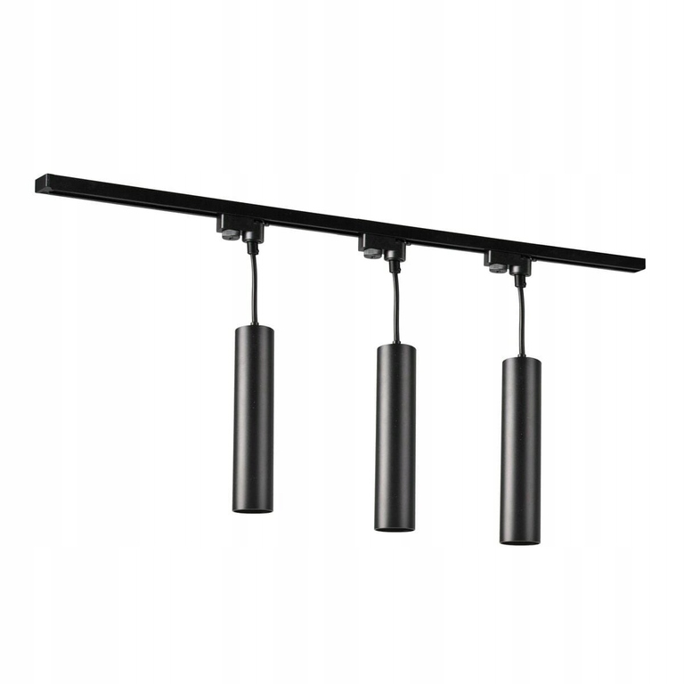 Zestaw Szynoprzewód Szyna 1m 3x Lampa GU10 LED cz (2)