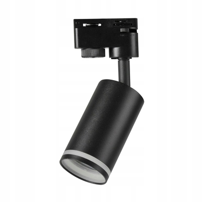 Reflektor LED szynowy 10W spot szyna track czarna