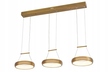 Lampa wisząca LED złoty mat THEA 3x12W 4000K