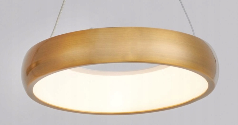 Lampa wisząca LED złoty mat THEA 2x12W 4000K (3)