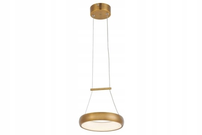 Lampa wisząca LED złoty mat THEA 12W 4000K