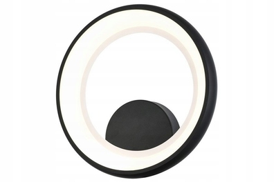 Lampa kinkiet REALITY THEA czarny mat 20W 4000K