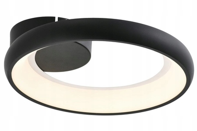 Lampa wisząca plafon THEA LED 20W 4000K czarny mat